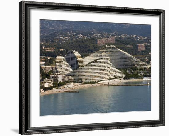 View From Helicopter of Marina Baie Des Anges, Villeneuve Loubet, Provence, France-Sergio Pitamitz-Framed Photographic Print