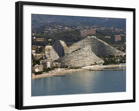 View From Helicopter of Marina Baie Des Anges, Villeneuve Loubet, Provence, France-Sergio Pitamitz-Framed Photographic Print