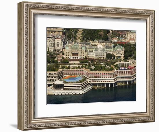 View From Helicopter of the Casino, Monte Carlo, Monaco, Cote D'Azur, Europe-Sergio Pitamitz-Framed Photographic Print