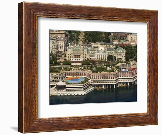 View From Helicopter of the Casino, Monte Carlo, Monaco, Cote D'Azur, Europe-Sergio Pitamitz-Framed Photographic Print