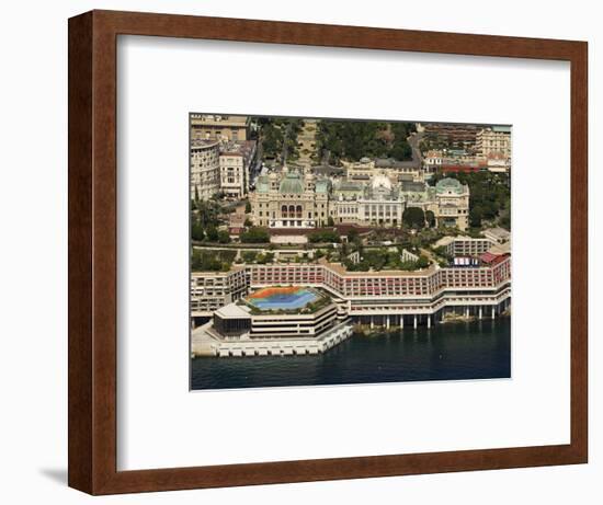 View From Helicopter of the Casino, Monte Carlo, Monaco, Cote D'Azur, Europe-Sergio Pitamitz-Framed Photographic Print