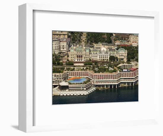 View From Helicopter of the Casino, Monte Carlo, Monaco, Cote D'Azur, Europe-Sergio Pitamitz-Framed Photographic Print