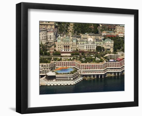 View From Helicopter of the Casino, Monte Carlo, Monaco, Cote D'Azur, Europe-Sergio Pitamitz-Framed Photographic Print