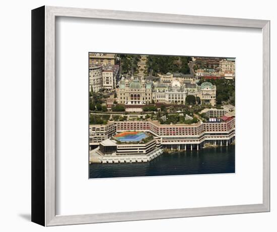 View From Helicopter of the Casino, Monte Carlo, Monaco, Cote D'Azur, Europe-Sergio Pitamitz-Framed Photographic Print