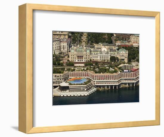 View From Helicopter of the Casino, Monte Carlo, Monaco, Cote D'Azur, Europe-Sergio Pitamitz-Framed Photographic Print