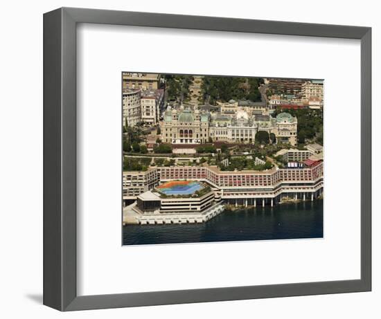 View From Helicopter of the Casino, Monte Carlo, Monaco, Cote D'Azur, Europe-Sergio Pitamitz-Framed Photographic Print