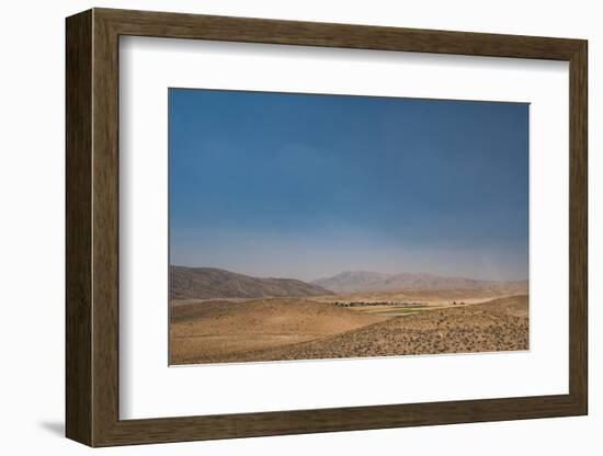 View from hill near Tomb of Cyrus the Great, 576-530 BC, Pasargadae, Iran, Middle East-James Strachan-Framed Photographic Print