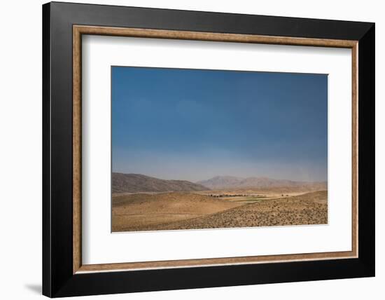 View from hill near Tomb of Cyrus the Great, 576-530 BC, Pasargadae, Iran, Middle East-James Strachan-Framed Photographic Print