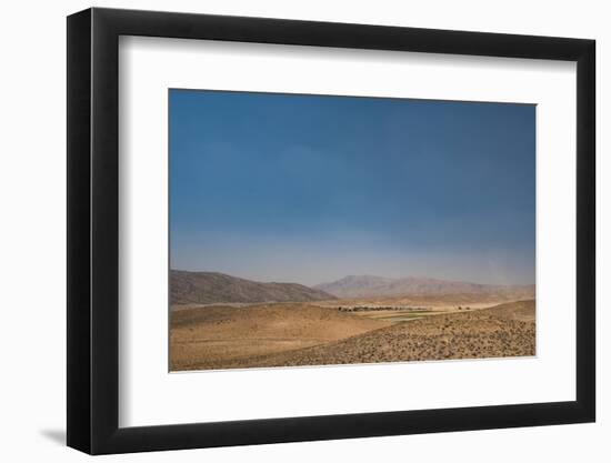 View from hill near Tomb of Cyrus the Great, 576-530 BC, Pasargadae, Iran, Middle East-James Strachan-Framed Photographic Print