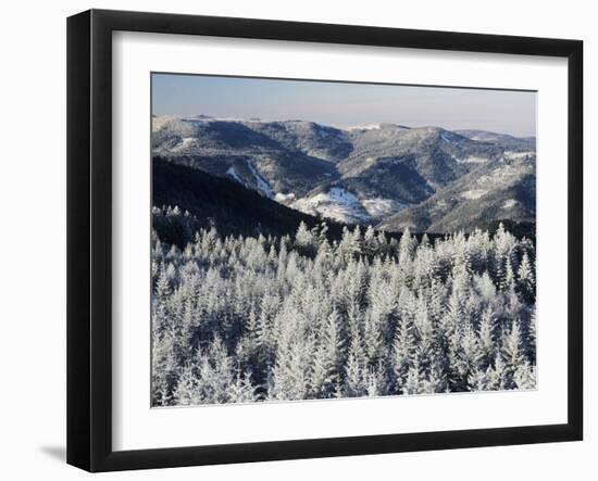 View from Hohlohturm Tower over Northern Black Forest-Marcus Lange-Framed Photographic Print