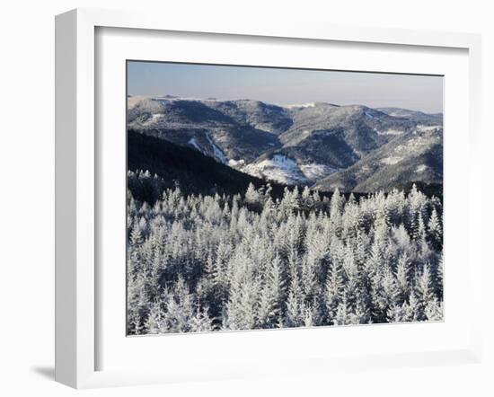 View from Hohlohturm Tower over Northern Black Forest-Marcus Lange-Framed Photographic Print