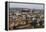 View from Holyrood Park over City Rooftops to Edinburgh Castle, City of Edinburgh, Scotland-Ruth Tomlinson-Framed Premier Image Canvas