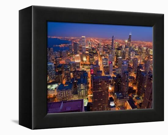 View from John Hancock Center-Bob Krist-Framed Premier Image Canvas