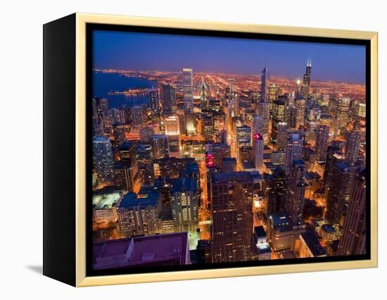 View from John Hancock Center-Bob Krist-Framed Premier Image Canvas