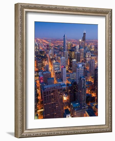 View from John Hancock Center-Bob Krist-Framed Photographic Print