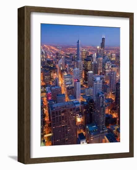 View from John Hancock Center-Bob Krist-Framed Photographic Print