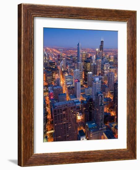 View from John Hancock Center-Bob Krist-Framed Photographic Print