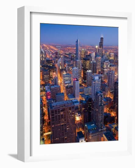 View from John Hancock Center-Bob Krist-Framed Photographic Print