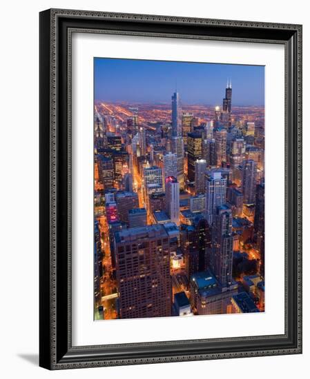 View from John Hancock Center-Bob Krist-Framed Photographic Print