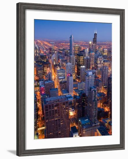 View from John Hancock Center-Bob Krist-Framed Photographic Print