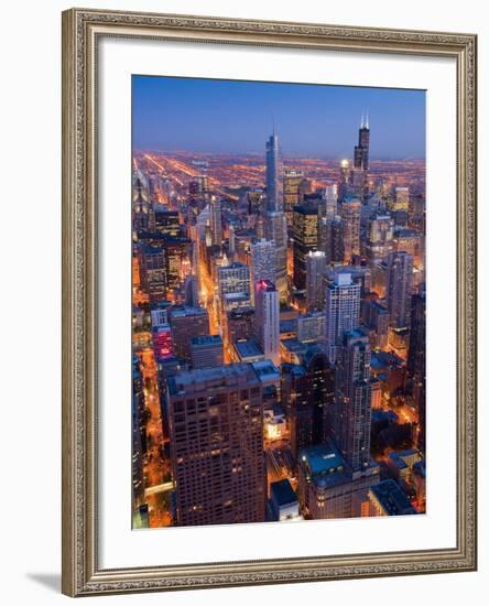 View from John Hancock Center-Bob Krist-Framed Photographic Print