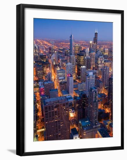 View from John Hancock Center-Bob Krist-Framed Photographic Print