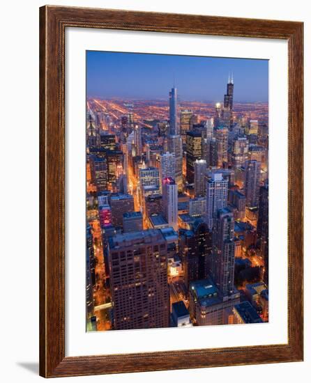 View from John Hancock Center-Bob Krist-Framed Photographic Print