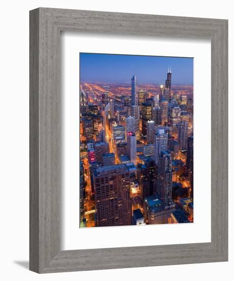 View from John Hancock Center-Bob Krist-Framed Photographic Print