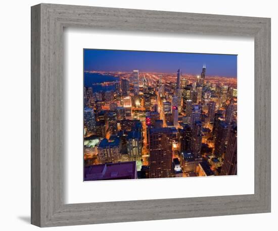 View from John Hancock Center-Bob Krist-Framed Photographic Print