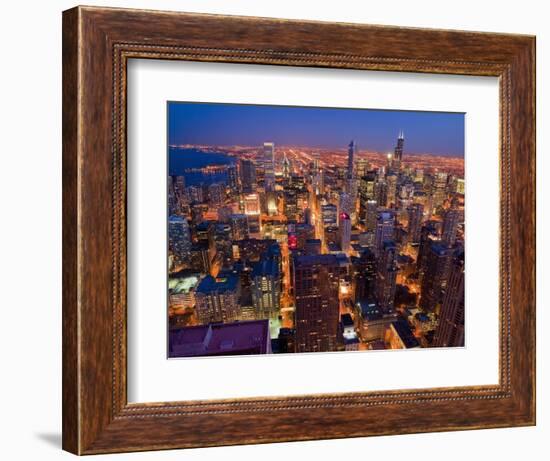 View from John Hancock Center-Bob Krist-Framed Photographic Print