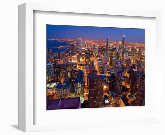 View from John Hancock Center-Bob Krist-Framed Photographic Print