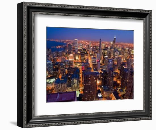 View from John Hancock Center-Bob Krist-Framed Photographic Print