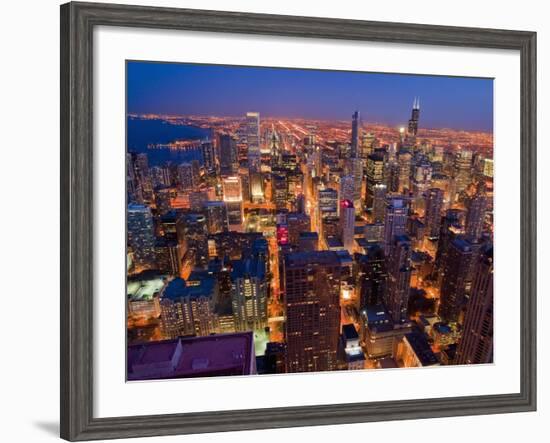 View from John Hancock Center-Bob Krist-Framed Photographic Print