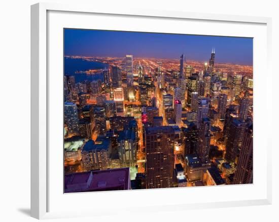 View from John Hancock Center-Bob Krist-Framed Photographic Print