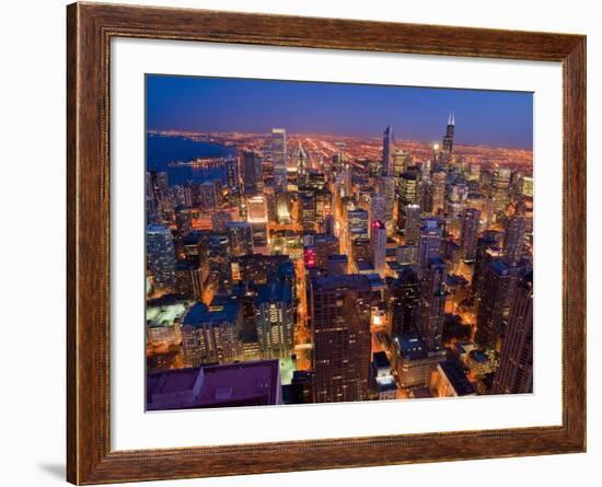 View from John Hancock Center-Bob Krist-Framed Photographic Print