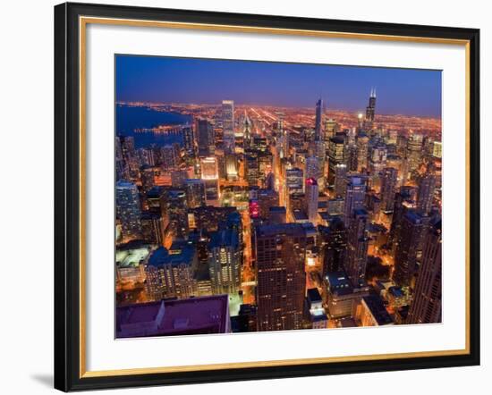 View from John Hancock Center-Bob Krist-Framed Photographic Print