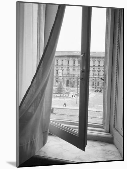 View from La Scala Opera Window, Milano, Italy-Walter Bibikow-Mounted Photographic Print