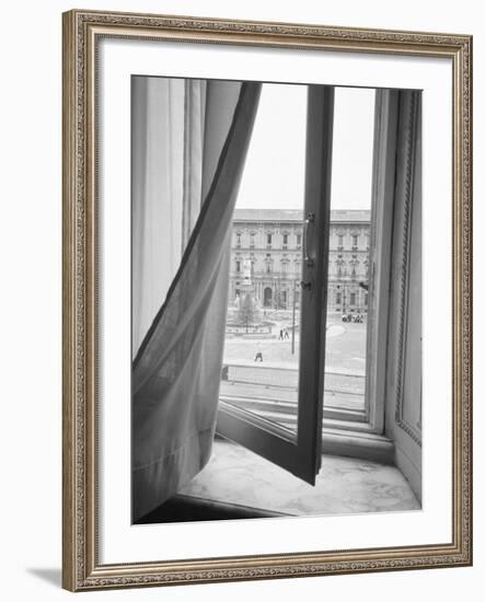 View from La Scala Opera Window, Milano, Italy-Walter Bibikow-Framed Photographic Print