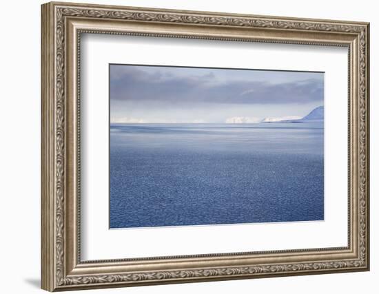 View from Longyearbyen to Adventfjorden Fjord-Stephen Studd-Framed Photographic Print