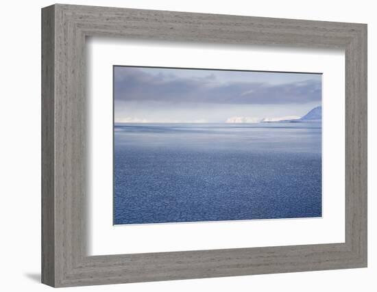 View from Longyearbyen to Adventfjorden Fjord-Stephen Studd-Framed Photographic Print