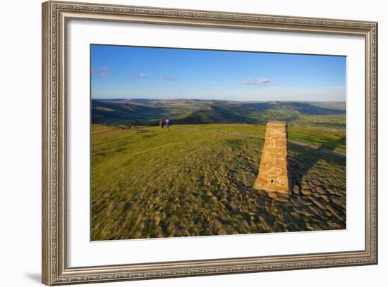 View from Mam Tor Hollins Cross, Derbyshire, England, United Kingdom, Europe-Frank Fell-Framed Photographic Print