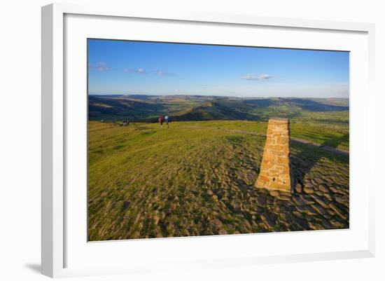 View from Mam Tor Hollins Cross, Derbyshire, England, United Kingdom, Europe-Frank Fell-Framed Photographic Print