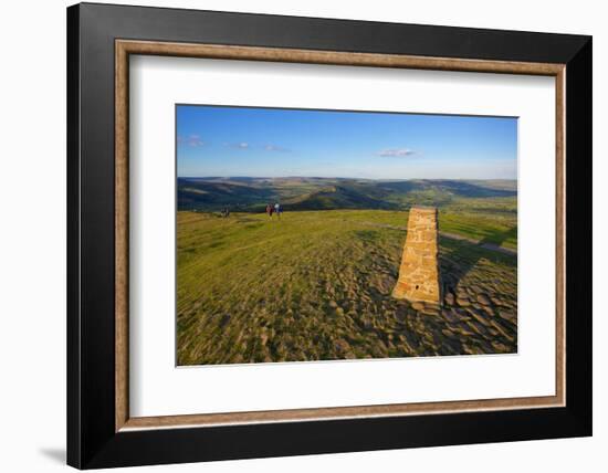 View from Mam Tor Hollins Cross, Derbyshire, England, United Kingdom, Europe-Frank Fell-Framed Photographic Print