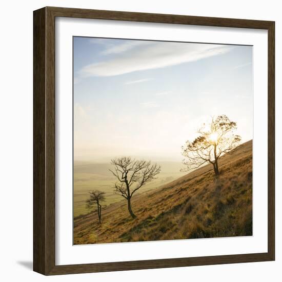 View from Mam Tor, Peak District, Derbyshire, England, United Kingdom, Europe-Ben Pipe-Framed Photographic Print