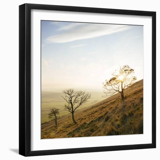 View from Mam Tor, Peak District, Derbyshire, England, United Kingdom, Europe-Ben Pipe-Framed Photographic Print