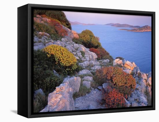 View from Mana Island South Along the Islands of Kornati National Park, Croatia, May 2009-Popp-Hackner-Framed Premier Image Canvas