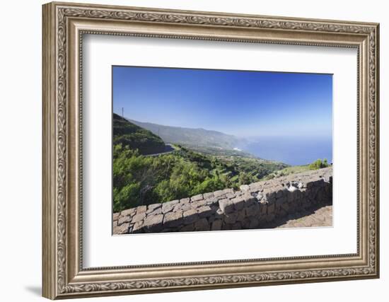 View from Mirador De La Tosca over the North Coast, Barlovento, Canary Islands-Markus Lange-Framed Photographic Print