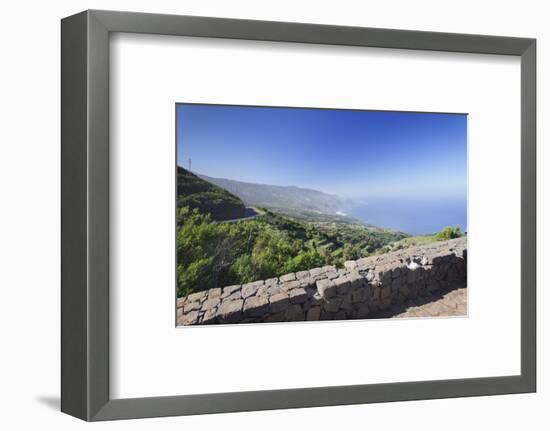 View from Mirador De La Tosca over the North Coast, Barlovento, Canary Islands-Markus Lange-Framed Photographic Print