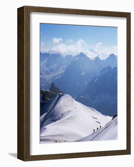 View from Mont Blanc Towards Grandes Jorasses, French Alpes, France-Upperhall Ltd-Framed Photographic Print