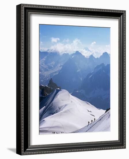 View from Mont Blanc Towards Grandes Jorasses, French Alpes, France-Upperhall Ltd-Framed Photographic Print